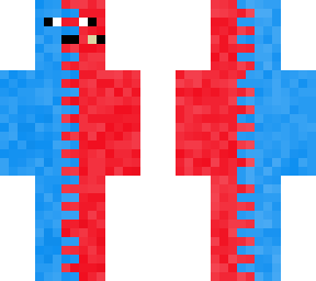 red and blue