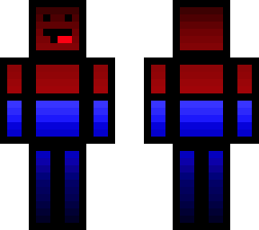 red and blue fade