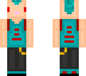 red and blue punk