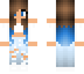 skin with blue tips :3