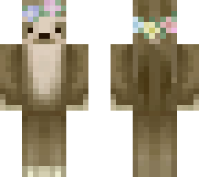 sloth w/ flower crown (re-uploaded)