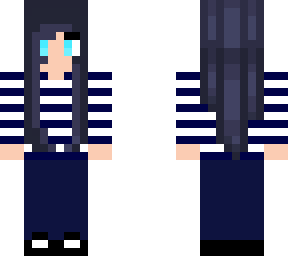 anime girl with dark hair