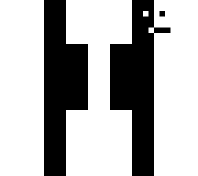 black and white