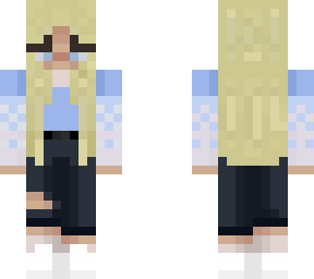 blonde trendy girl