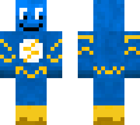 blue flash guy