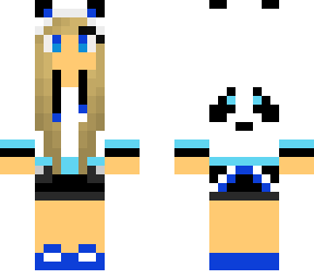 blue panda girl #2