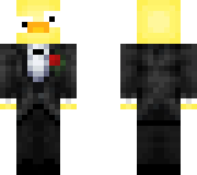confused tuxedo duck