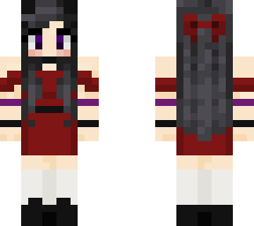 cute red and purple girl