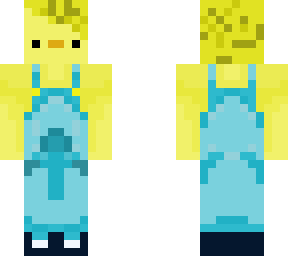 duck with overalls