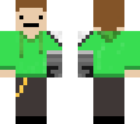 green hoodie man bionic arm