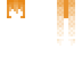 orange to white hair base