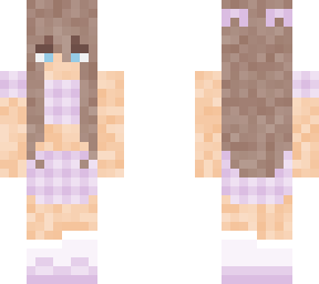 purple gingham girl {fixed}