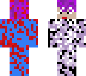 purple haired see through guy