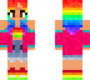 rainbow girl