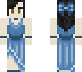 sky blue dress