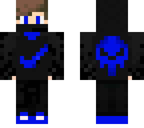 the blue nike