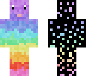 vibrant rainbow guy