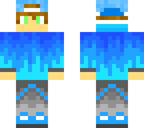 blue fire boy