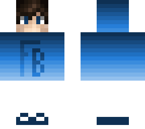 blue gradient hoodie kid