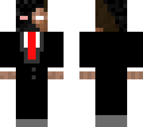 burned herobrine suit