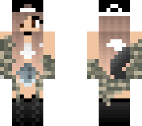 camo wolf girl