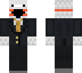 chicken with suit and