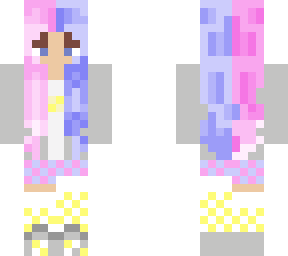 cotton candy haired girl (for contest)