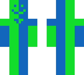 green and blue guy