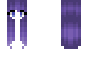 hb- purpleish blue - straight long hair