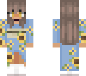 kimono sunflower