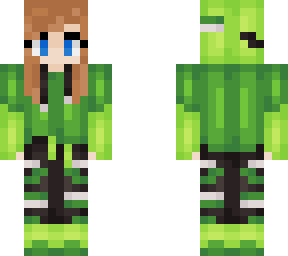 my oc, keira, in her olympic team peridot outfit