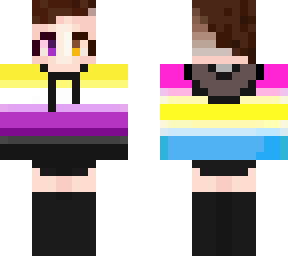 nonbinary/pan short hair