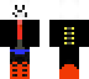 papyrus in a suit