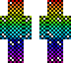 rainbow checker