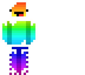 rainbow derp magic sides (with back and a bit front)