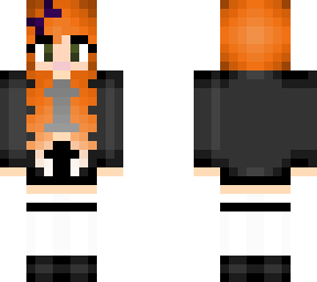 redhead with jacket