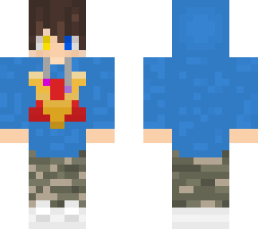 teenager with blue hoodie