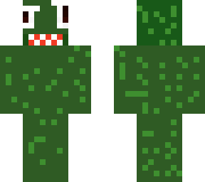 two eyes green crock