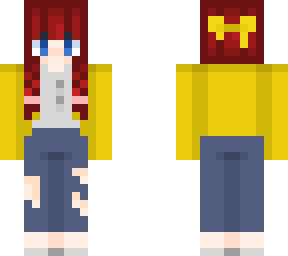 yellow cardigan