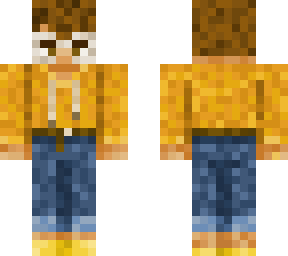 yellow sweater