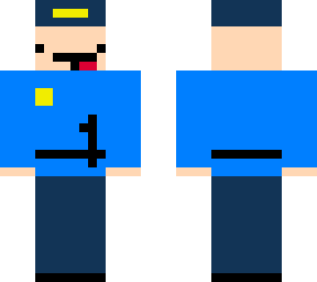 a little police boy just wants to be happy