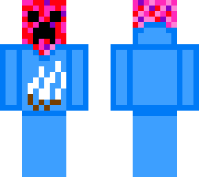 abby skin with ice cream fire hoodie
