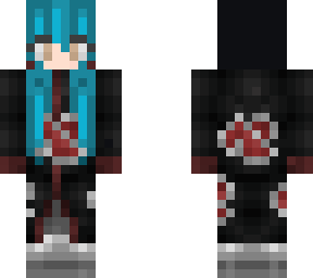 akatsuki girl blue hair