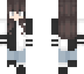 black and white