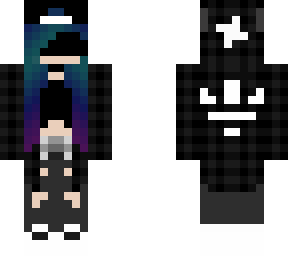 blindfold galaxy wolf girl