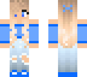 blue girl