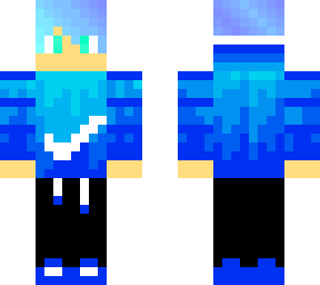 blue nikey boy