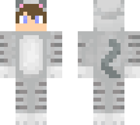 boy in cat onesie