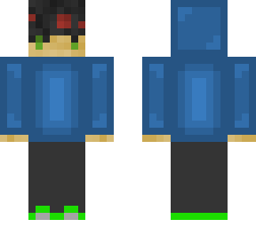 boy with a hood (dark hair)