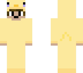 boy with duck suit